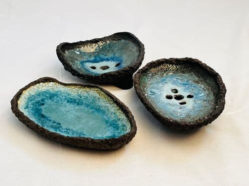Dreier-Set Keramikschalen, Vulkanfarben Lanzarote